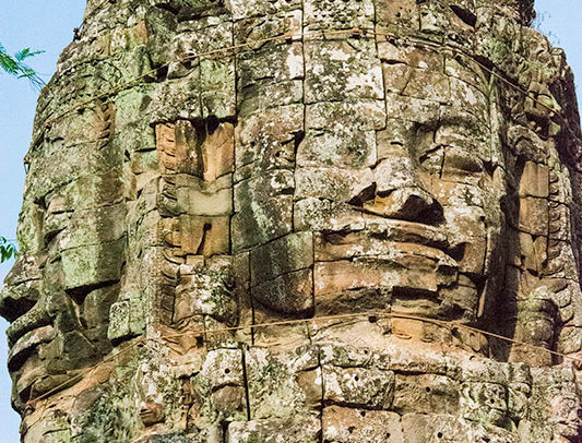 Multi-face temple in Cambodi